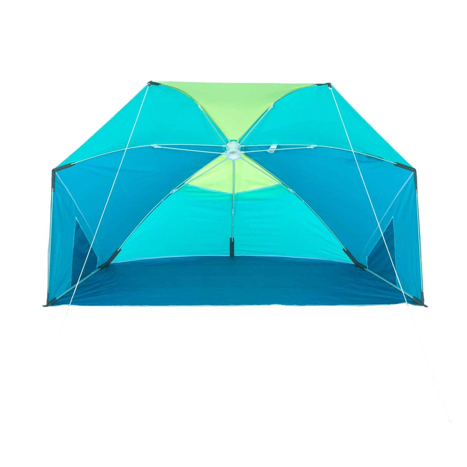 3-person Sun Shelter Beach Parasol UPF50+ Iwiko 180 - Blue Yellow 5 3-person Sun Shelter Beach Parasol UPF50+ Iwiko 180 - Blue Yellow - Image 3