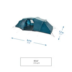 Quechua 8 Man Tent With Poles - Arpenaz 8.4 -Outdoor Camping Store k7634e16d0c677f1dec036592c62cec70