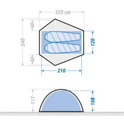 2 Man Trekking Dome Tent - MT500 -Outdoor Camping Store kc848671a3a5ea01d2201e540edd0ea41
